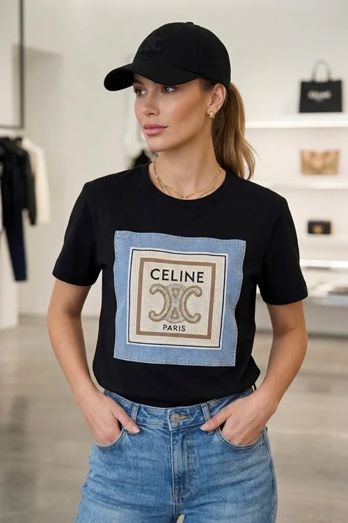تیشرت طرح Celine