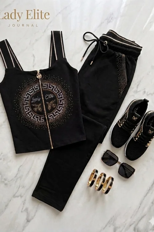 ست تاپ و شلوار Lady elite