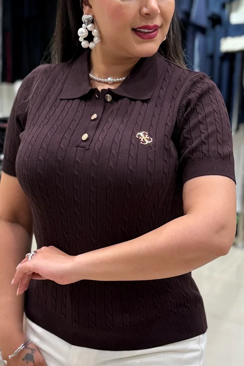 پلوشرت ریز بافت کشی طرح Guess